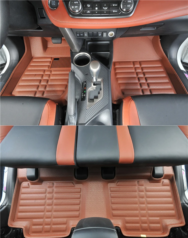 Waterproof Leather Foot Mat Car For Opel Zafira