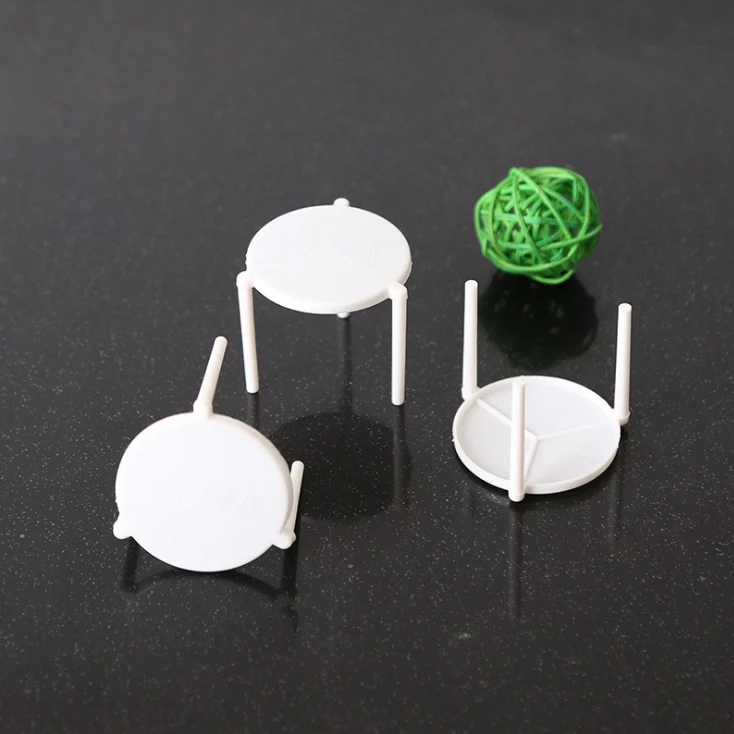 MJ Portable Plastic Pizza Tripod White Tabletop Plastic Pizza Saver Stand Tripod