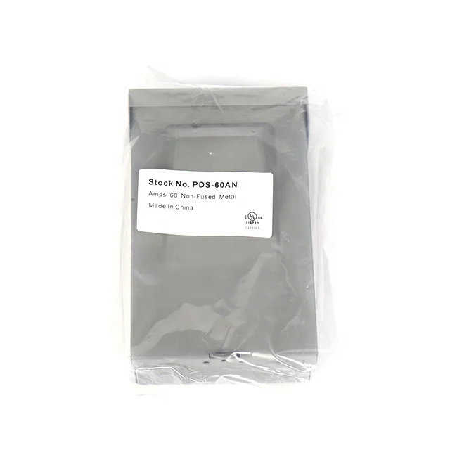 Home HVAC Parts Steel Non-Fused Disconnect Box Switch Electric Power Source Air Conditioning Fitting