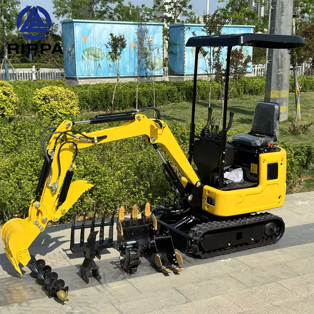 Rippa Mini Excavator Best Selling Digging Machine China Micro Excavators CE Approved Small Digger