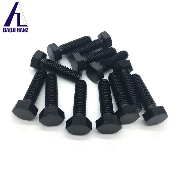 Good quality gr5 hexagonal titanium hex screws bolt for industry