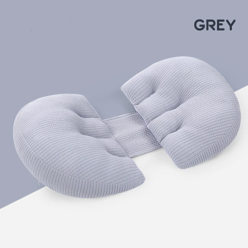 High Quality Soft Woman Pure Cotton Waist Side Sleep U-shaped Pillow Belly Support Pregnant Pillow