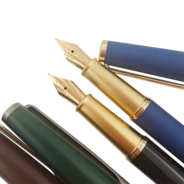 New Classic Chinese Style Luxury Business Fountain Pen Best Gift For Men Metal Pen With Logo