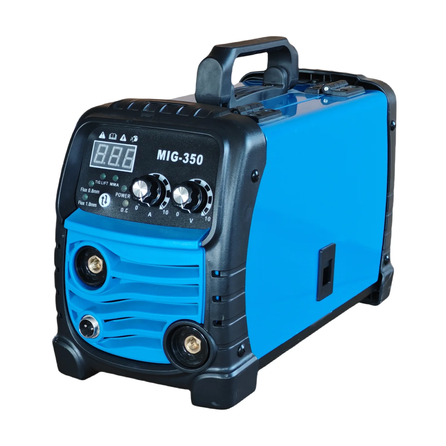 2024 hot sale 220V 350A synergic  IGBT inverter plastic frame plate mig welding machine