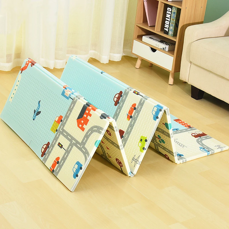 
folding Waterproof XPE foam Mat new Reversible Activity Crawling Soft Eco Friendly Toy Nordic Friendly Xpe Foam Baby Play Mats 