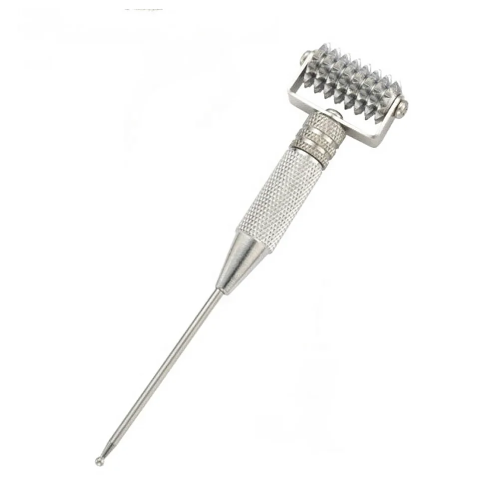 Handheld ear needle roller metal acupoint stimulation acupuncture points detector probe
