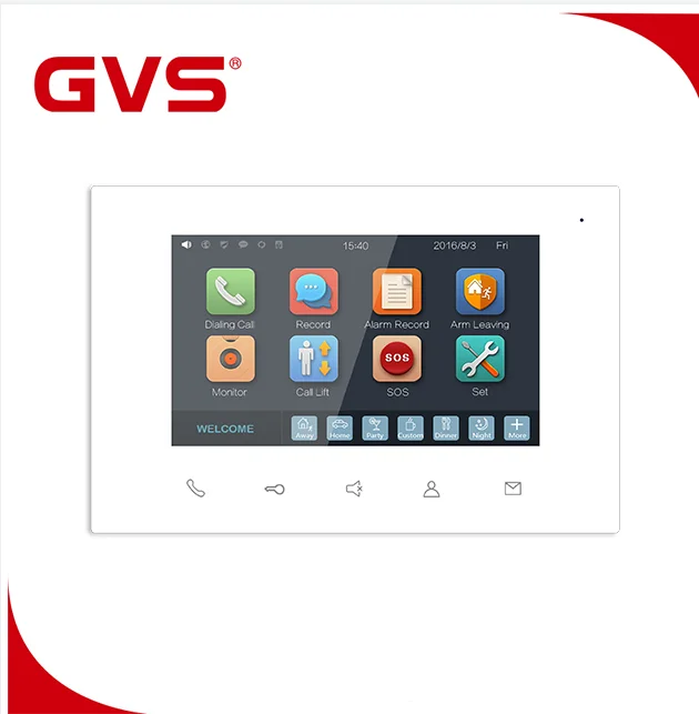 2021 Newest Manufacturer Supply Face Recognition 2-wire & IP Intercom System for Vila Apartment Video Door Phone System