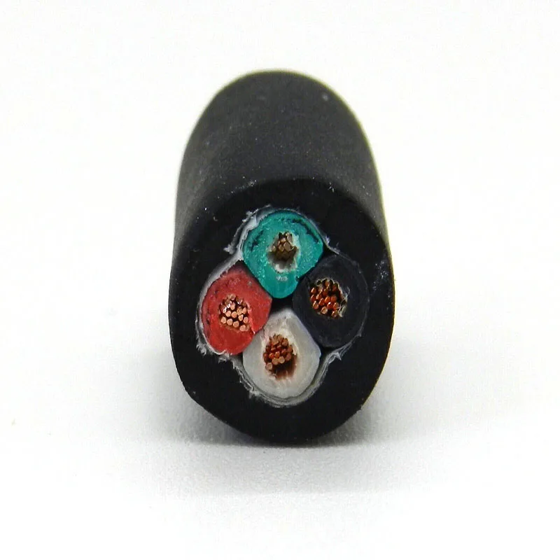 Cable Manufacturer UL  Certification 14/3 SJOOW SJO SJ SJ00W Black Rubber Cord Pure Copper Power Core Cable
