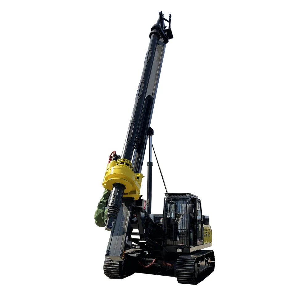 Small Crawler type kelly bar Rotary Drilling Rig for Building Construction price