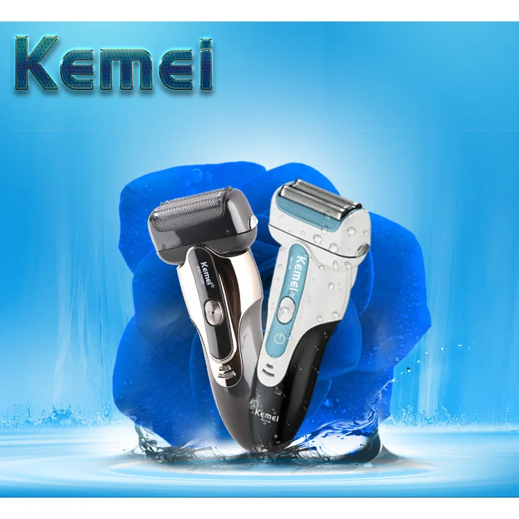 Kemei KM-7100 Body Washing Reciprocating Three-Blade Wholesale Shaver