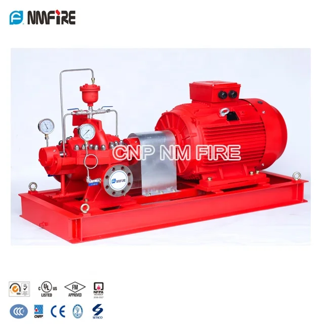 NMFIRE Electric High Pressure Fire Fighting  water pump approved UL FM and NFPA20 standard