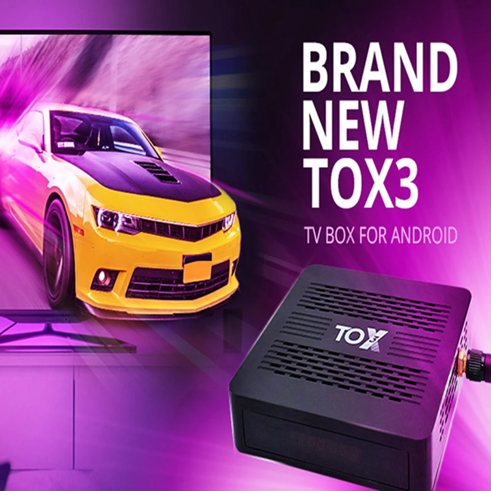 2023 New Ugoos Tox 3 TVBox Amlogic S905X4 4GB RAM 32GB ROM 2.4G/5G WIFI 1000M Android 11 Android TV Box Tox3 4/32