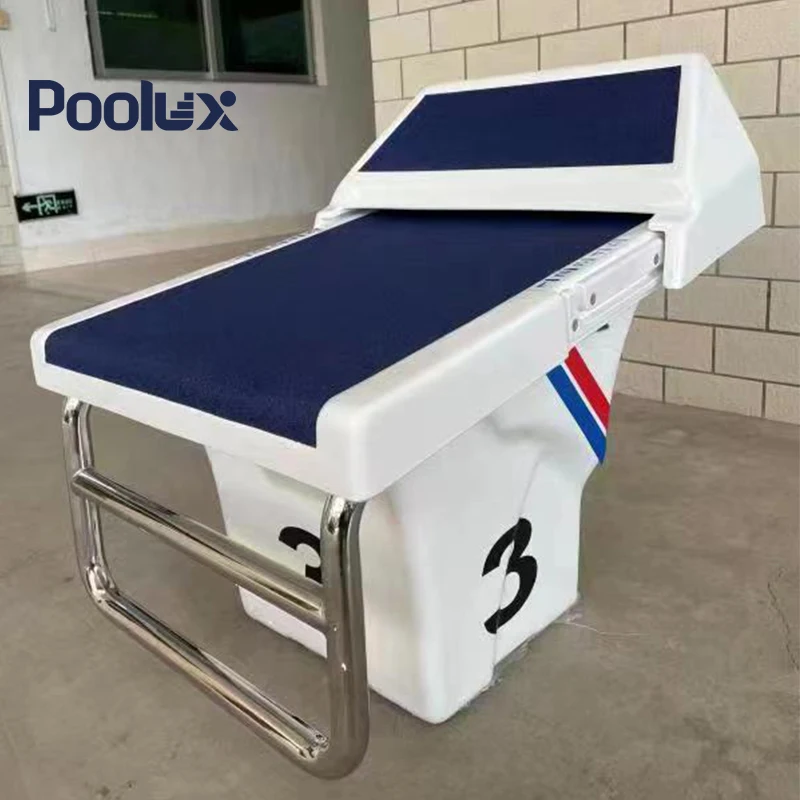 2024 Poolux Swimming Pool Accesory Standard Starting Block One Step Jumping Platform Swimmers Starting Block