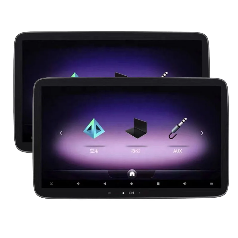 Included Plug-in Device Two Pcs 13.3 Inch Android 11 HD 3+32G Full IPS Touch Screen Headrest Monitor for Mercedes GLC S E V GLS