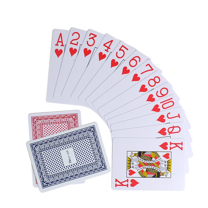 Hot sales Profession Custom PVC Playing Card Plastic Poker Card Waterproof Blackjack Board Game Playing Poker Cards Wholesale