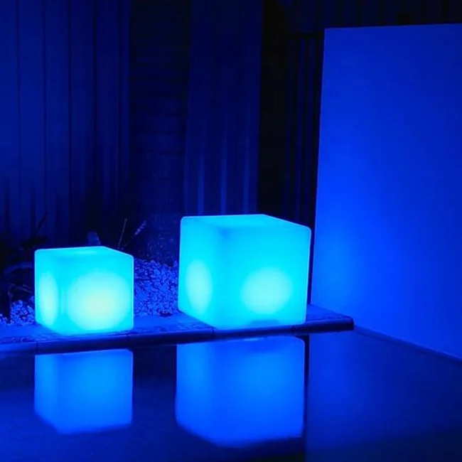 KUDE 16RGB ночной Светильник для вечеринки, декоративное наружное водонепроницаемое светодиодное сиденье IP65