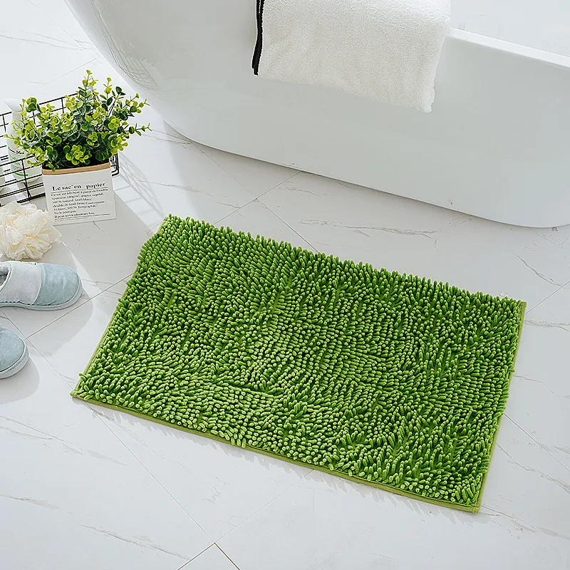 Microfiber & Polyester Super Absorbent Machine-Washable Floor Mat Universal House Mats with Printed Pattern Bath Rug