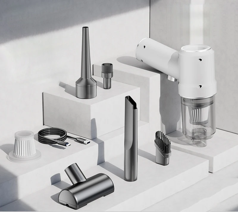 Suction And Blowing Car Vacuum Cleaner 4500 Pa Wireless Portable 2 In 1 Home Handheld Vacuum Cleaner