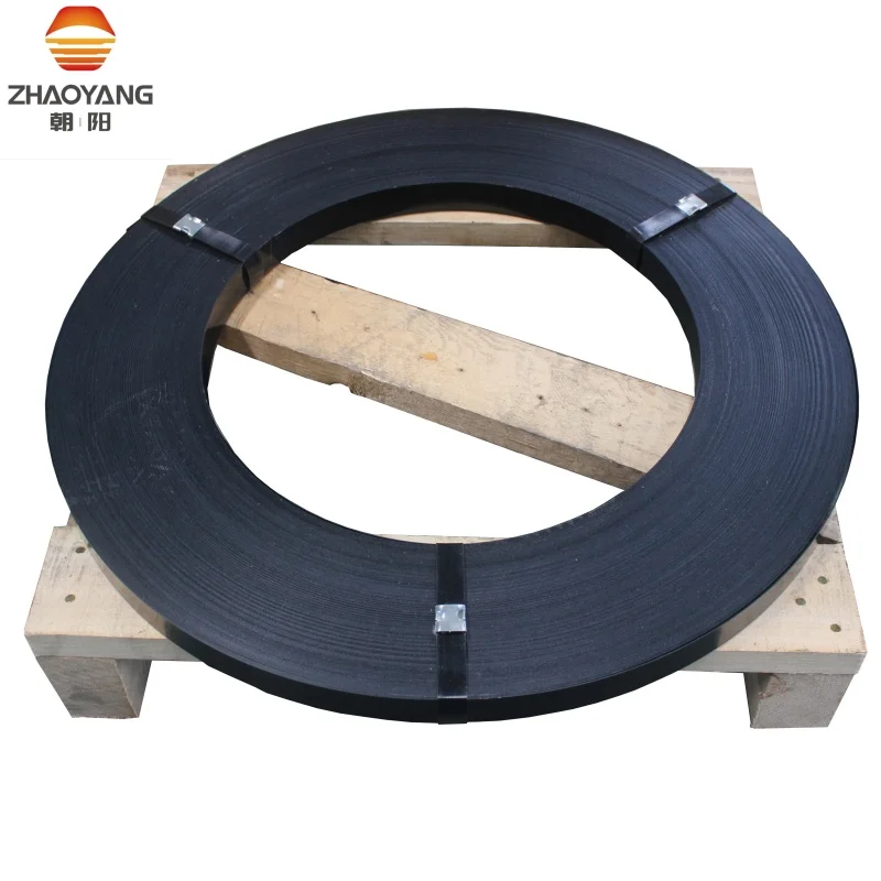 High Tensile 32mm Blue Color Painted Plastic Pallet Packing Strip Steel Packing Strap Band