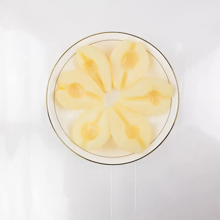 canned bartlett pear in light syrup with competitive price