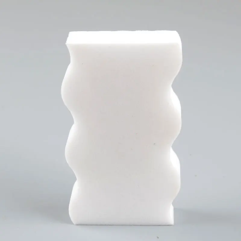 Household cleaning magic sponge just use water remove stains wave-shape customized support size color and density