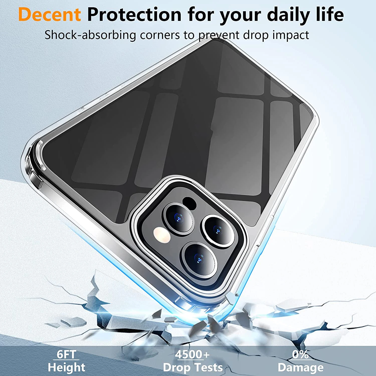 Drop shipping transparent cell phone case clear tpu phone cover for iphone 13 pro max
