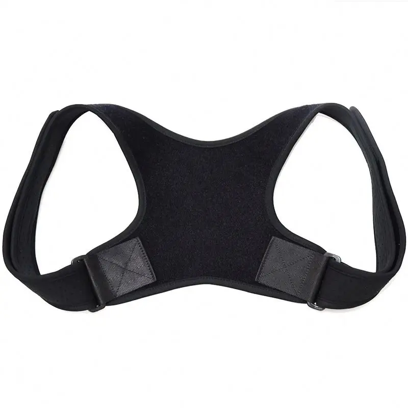 Clavicle Manufacturer Custom Support Brace Men Women Belt Back Smart Magnetic Grey Posture Corrector Black