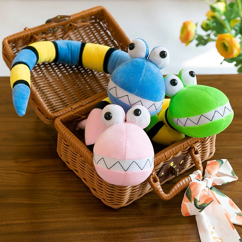 Cartoon Snake Soft Toys Kids Dolls New Year Mascot Company Gifts Cute Cartoon Plush Snake Stuffed Animal Toys for Children