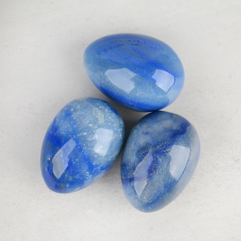 Wholesale High Quality Crystal  Yoni Egg Healing Crystal Egg Blue Aventurine  for Women