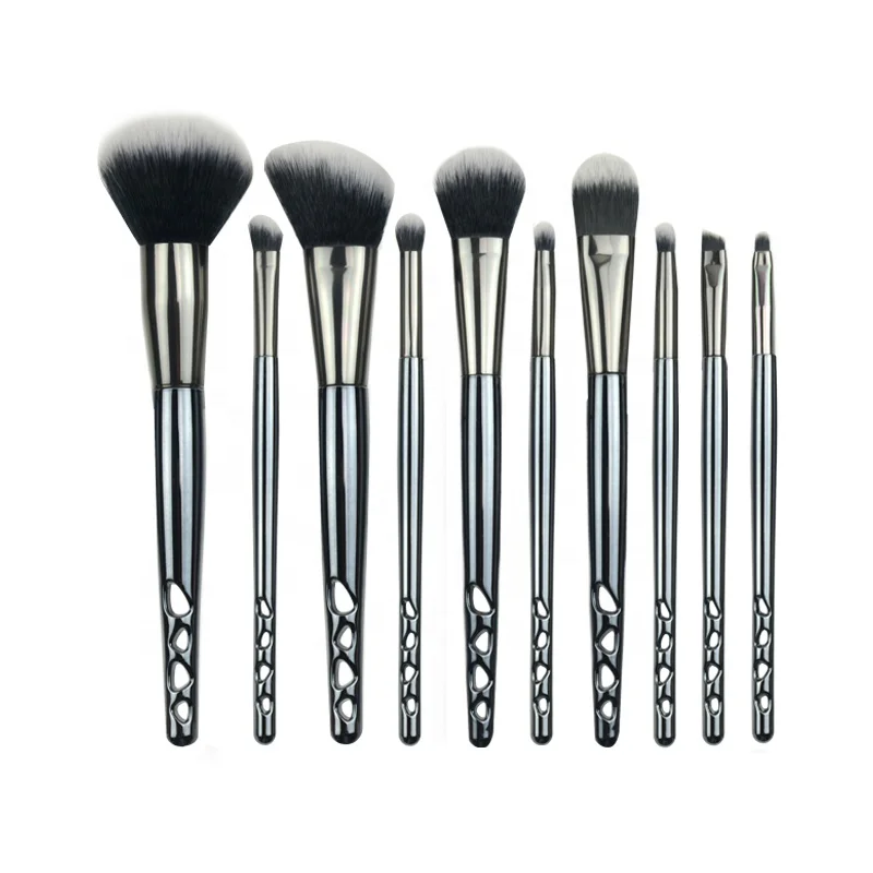 High quality JLY  professional cosmetic makeup brush 10pcs make up brushes set /makeup brushes custom logo