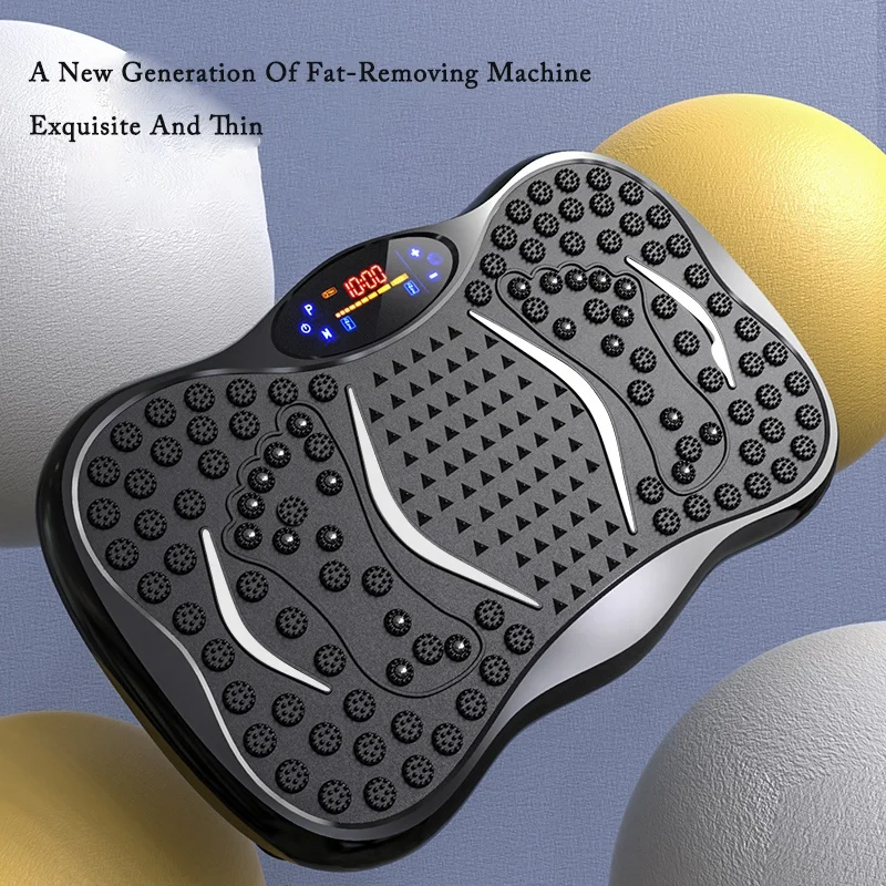 Hot Sale Vibration Plate Platform Professional Crazy Fit Massage Super Body Shaper Free Weights