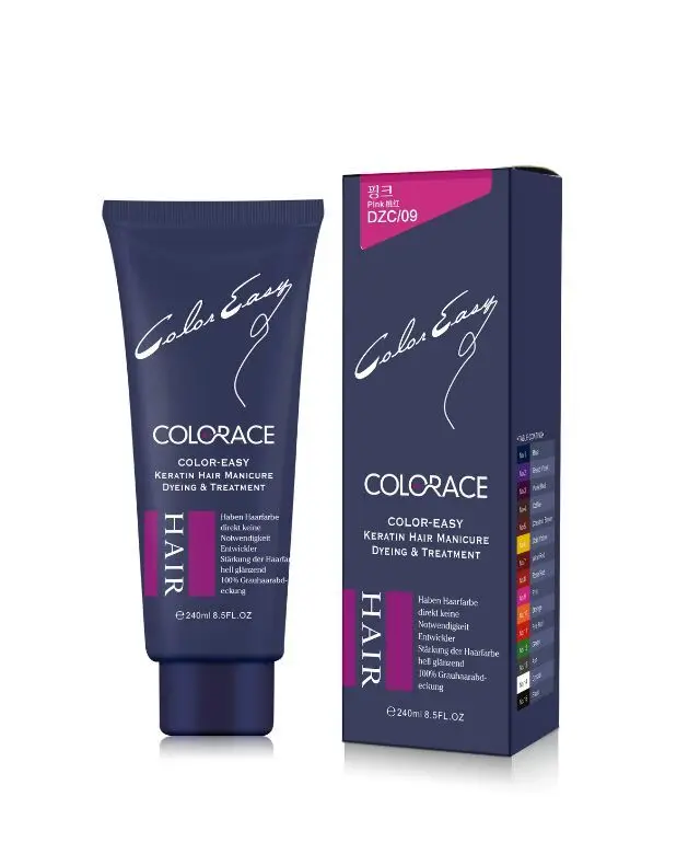 Hair color mask cream semi permernent hair dye no developer no damage to hair