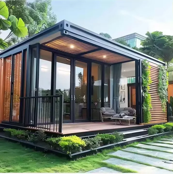 Fast Build Tiny Mobile Home Portable Container Prefab Modular Container House With Bathroom And Kitchen