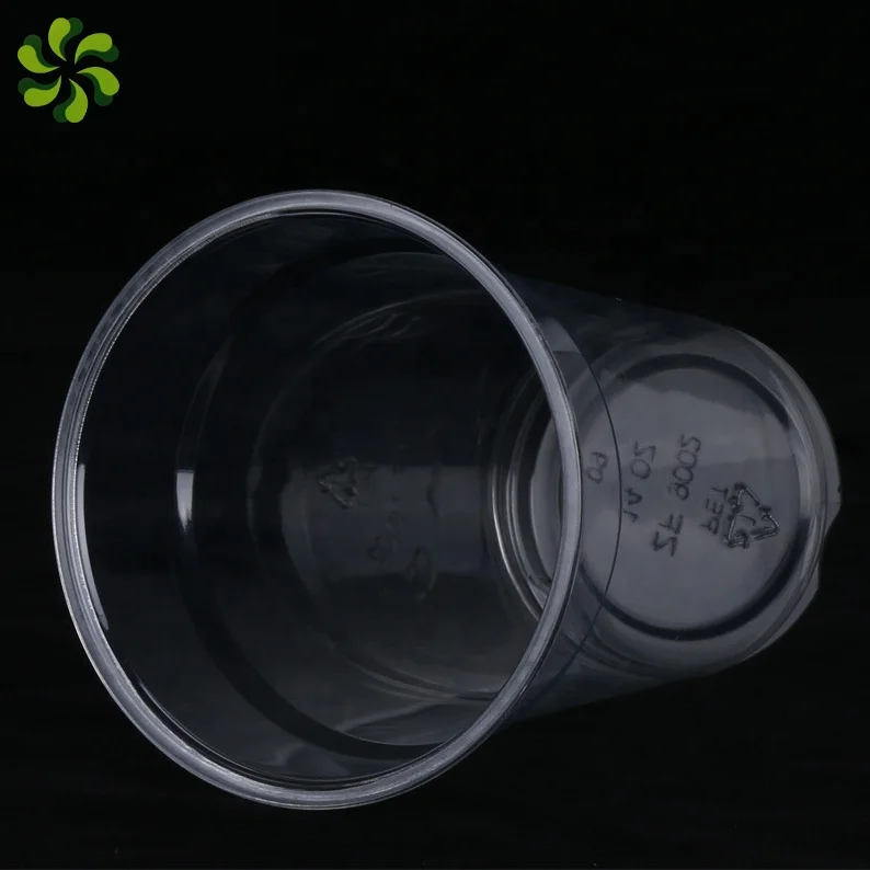 Biodegradable PLA 14 oz 400ml Disposable Transparent Plastic Ice coffee cup Bubble Tea Juice cold drinking cup