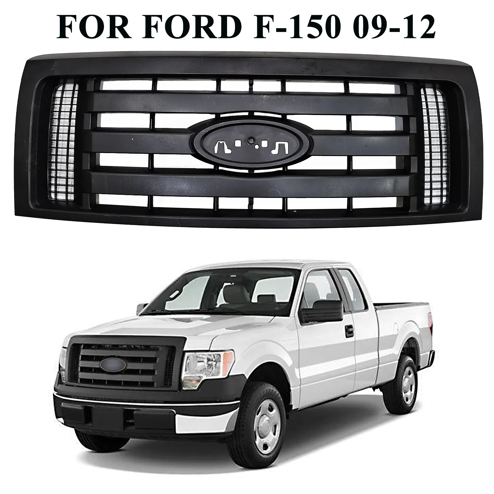 Auto Car Accessory Front Grill for Ford F-150 XL 09-12