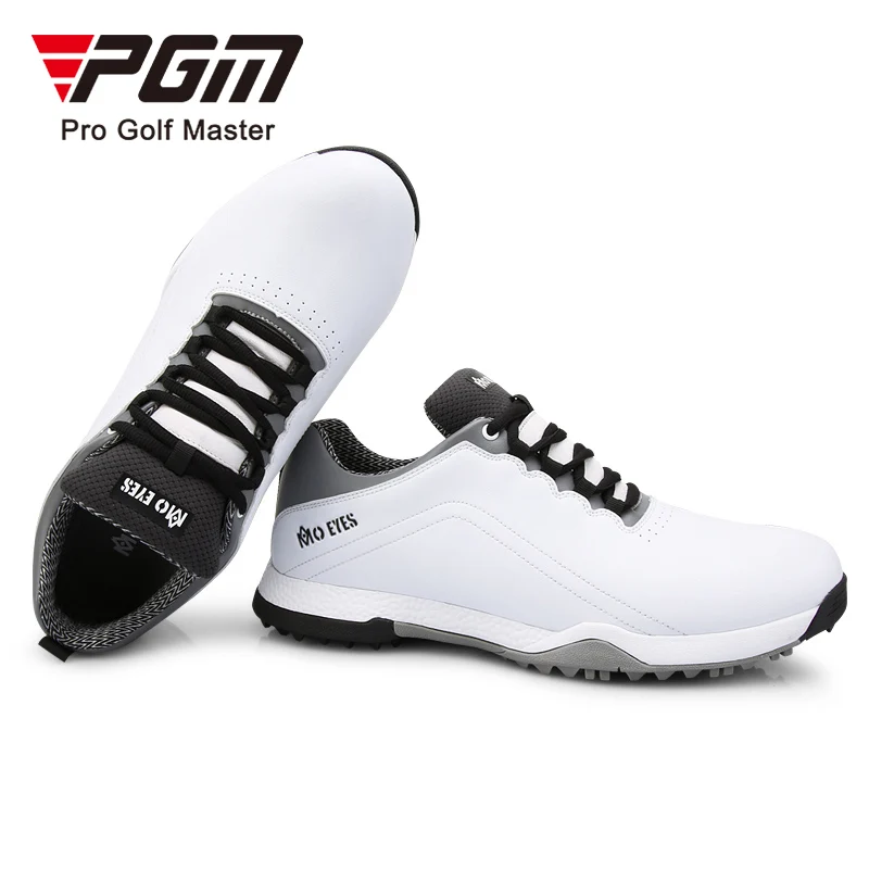 Высококачественная Водонепроницаемая мягкая удобная Нескользящая Мужская обувь для гольфа MO EYES