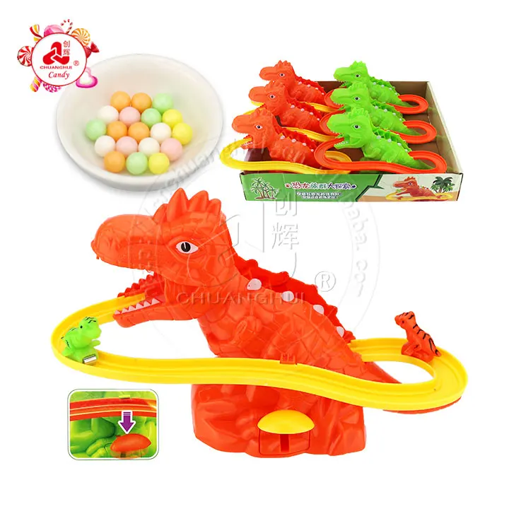 For Kids Dinosaur stair climbing track Slide board Toys with candy