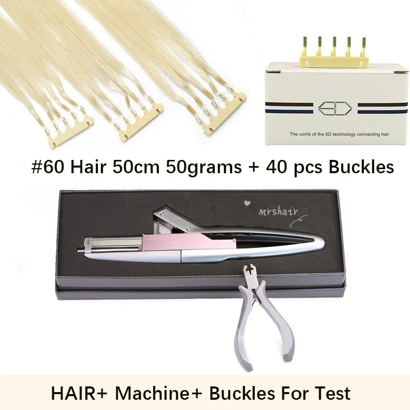 Indian Virgin Hair Cuticle Aligned Wholesale 6d hair extensions 2nd generation 6d hair extension machine