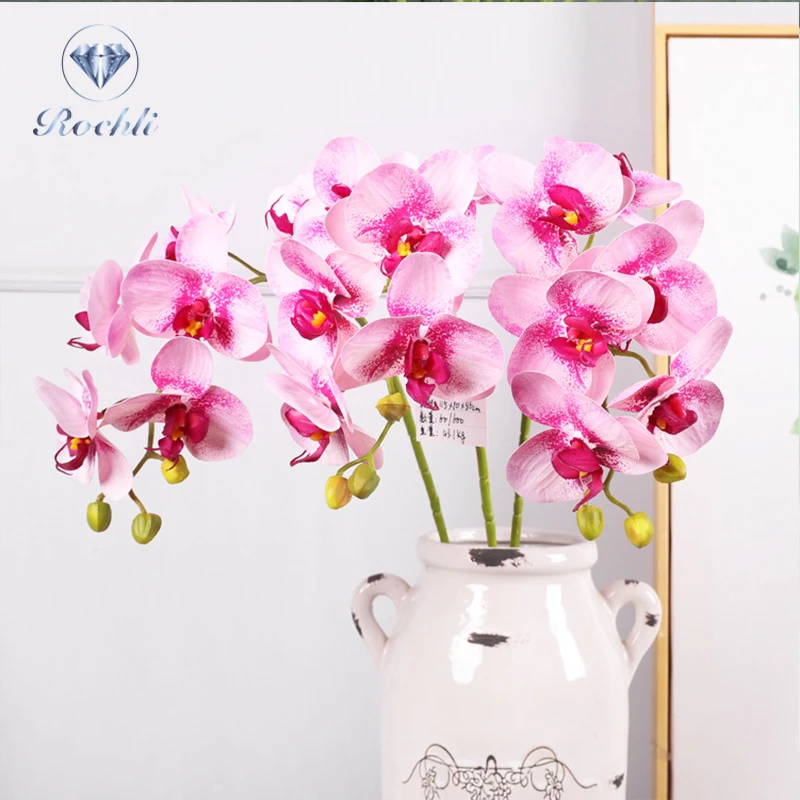 Wholesale Phalaenopsis Orchids Home Decorative Flowers Orchids Artificial Flower