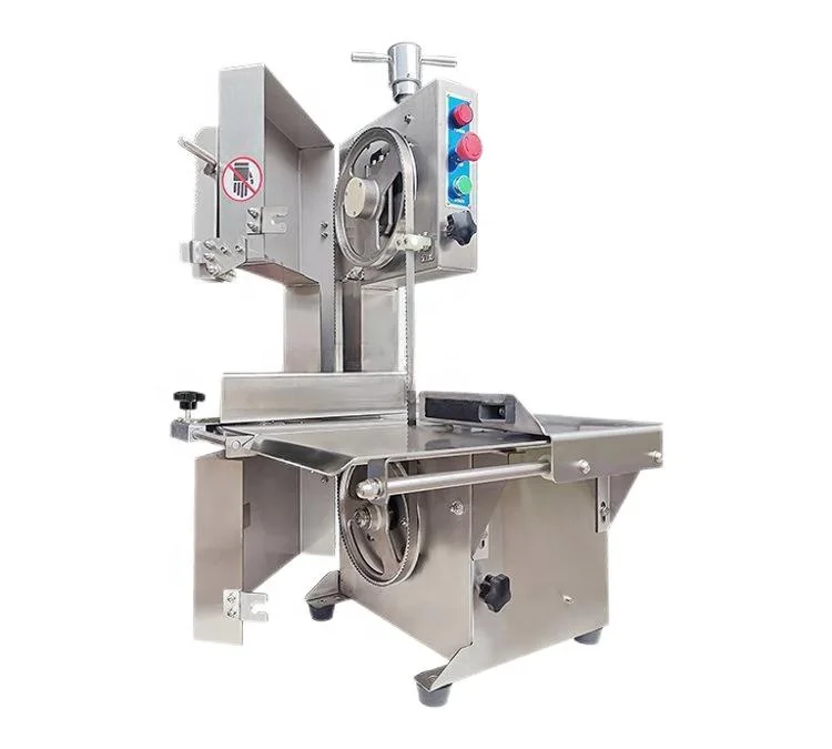 Stainless Steel Floor Standing High Speed Big Fish Sheep Cow Bone and Meat Cutting Machine