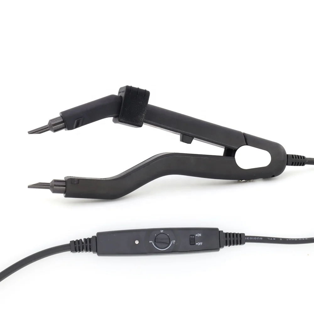 Salon Use Mini Flat Tip Hair Connector Iron Hair Extension Fusion Bonding Tool Hair Extensions Iron