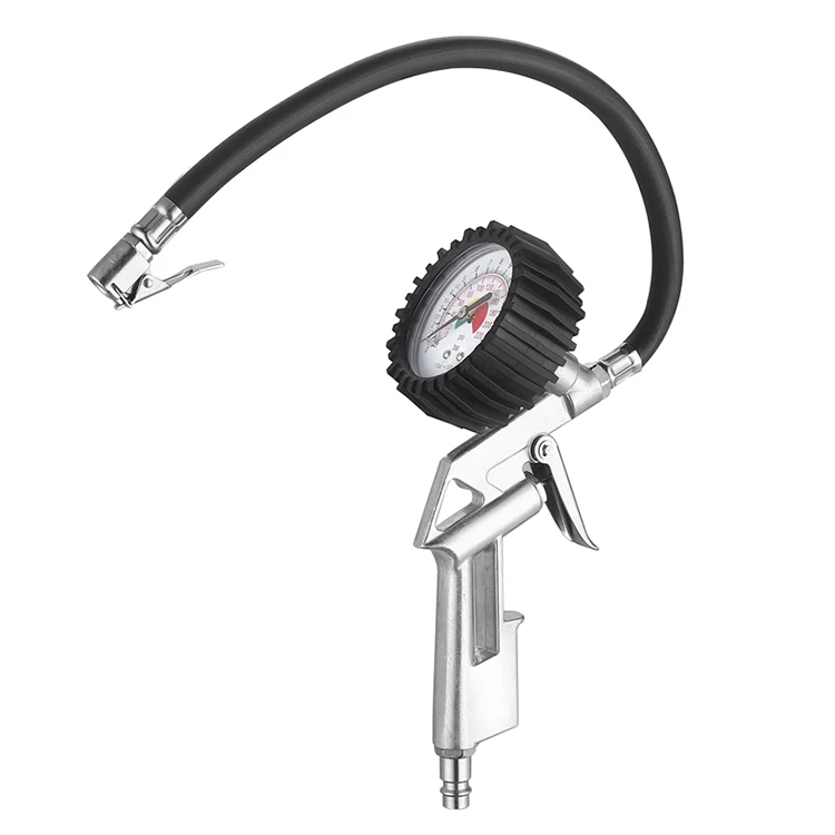 Промышленный 1/4 дюйма воздушный шиномонтаж автоматический счетчик Воздушный пистолет Тип Компрессор Грузовик гибкий шинонасос насос пистолет