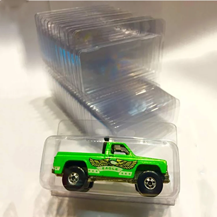 Clear Plastic Clamshell Card Stackable Trays PET Hot Wheels Blister Packaging