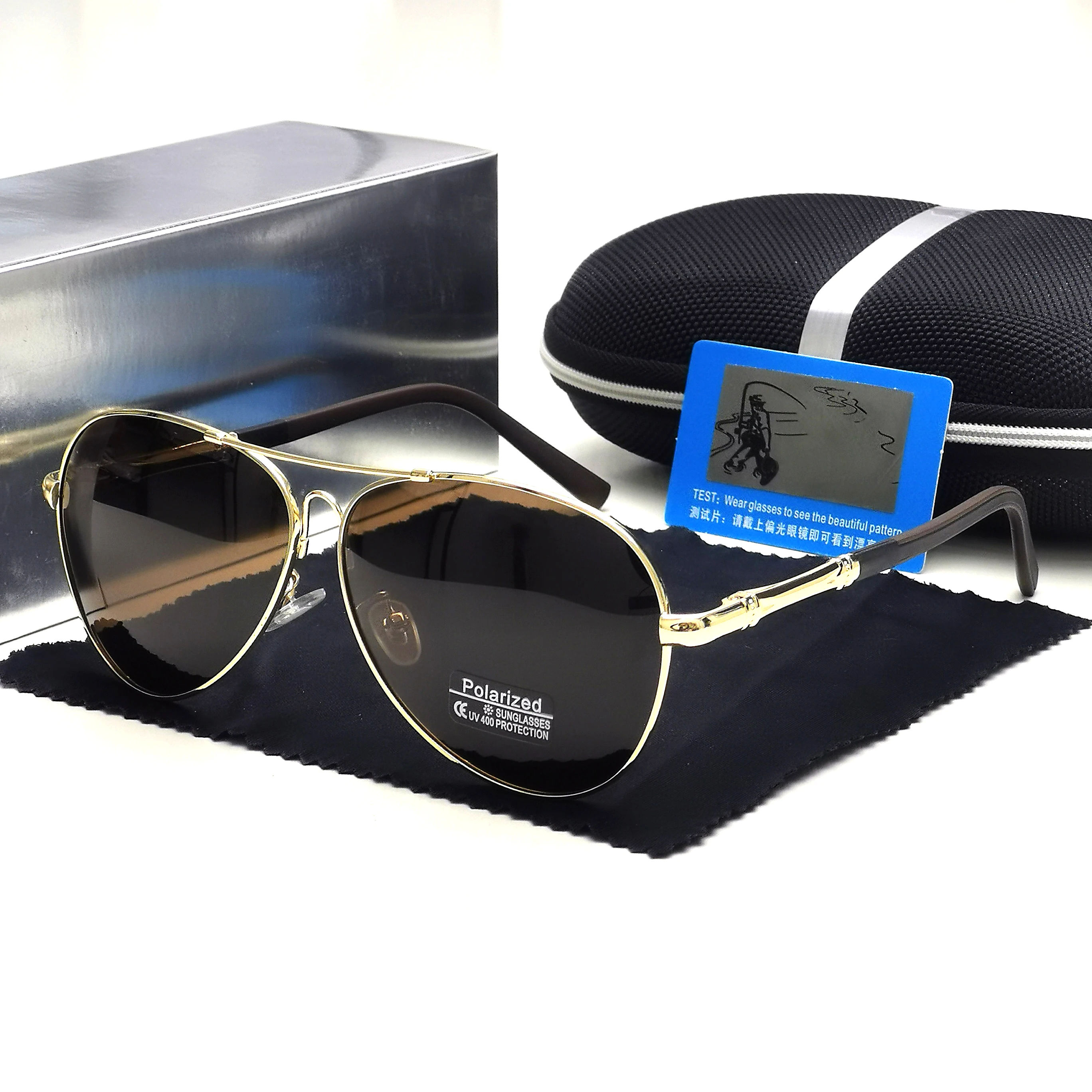 Cheap Polarized sunglasses men and women trend oval metal fashion sunglasses wholesale classic pilot promotional sunglasses