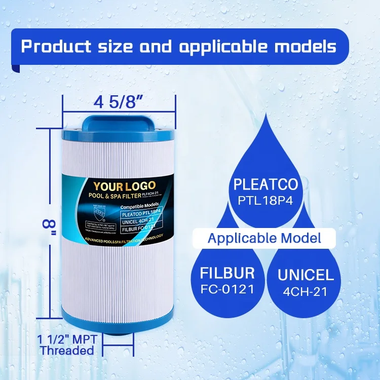 Spa Pool Filter Cartridge Compatible With PDM25P4 PTL18P4 FC-0121 20245-238 AK-9003 SD-00845 Cheap Pool Filter Cartridges