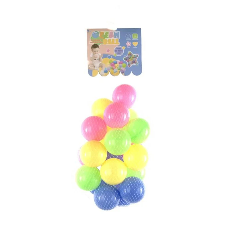 Wholesale cheap 6CM colorful children plastic ocean ball set toy for kids