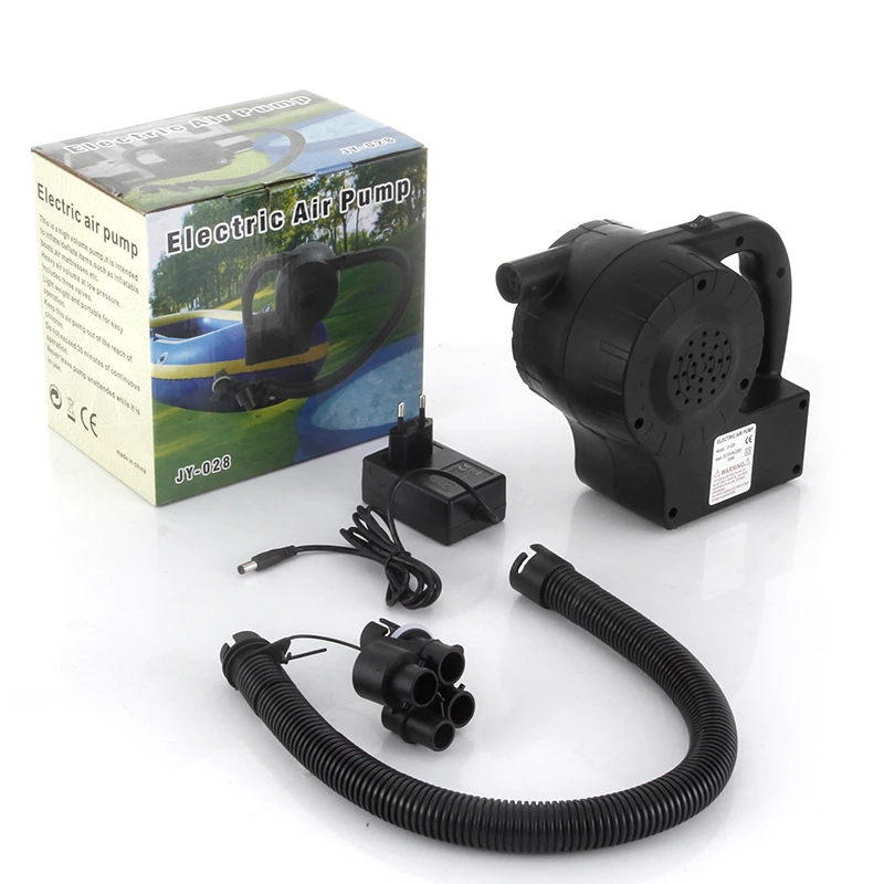 Universal Good Quality Black High Power Electric Air Pump For Inflatables