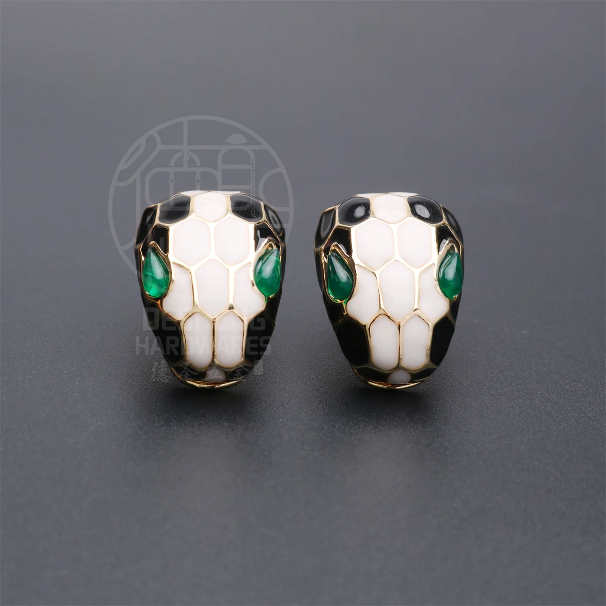 Handbag Accessories Metal Bag Rivet Snake Shape Snap Button For Bag