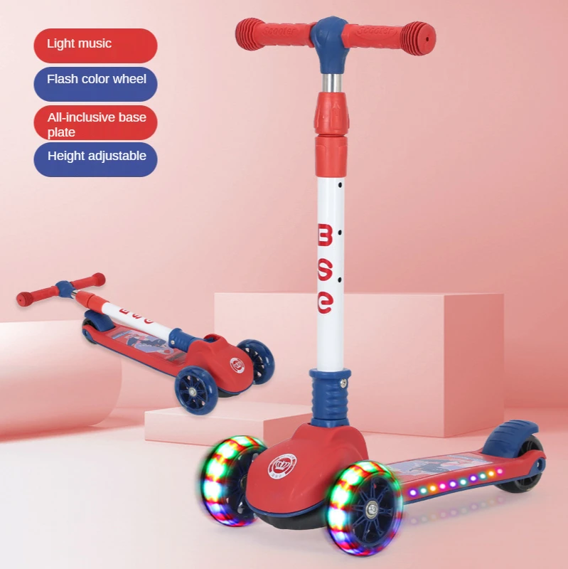Детские товары 2021 года, трендовые Детские трехходовые педальные скутеры для детей 1, 2, 6 лет и старше 8 лет