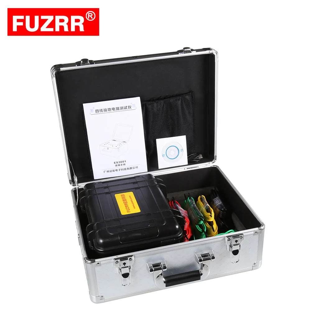 FUZRR ES3001 best valued Earth Testers 0.01 Accuracy ground resistance  testers multi-Functional earth resistance meters